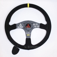 ORIGINAL MADE IN THAILAND STEERING OMP WRC NARDI MOMO RALLIART TOMMI MAKINEN EDITION 14 INCH UNIVERS