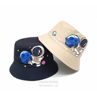 Store men's hats - cute astronaut motif children's bucket hats, unisex children's bucket hats 1-7 ye