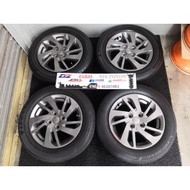 Used ori rim 14inc with tyre Myvi Axia Bezza