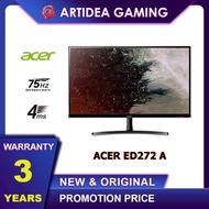 ACER ED272 ABIX 27" MONITOR IPS FULL HD IPS BLACK 75Hz GAMING MONITOR