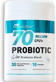 ▶$1 Shop Coupon◀  Probiotics 70 Billion CFU - Probiotics for Women, Probiotics for Men and Adults, N