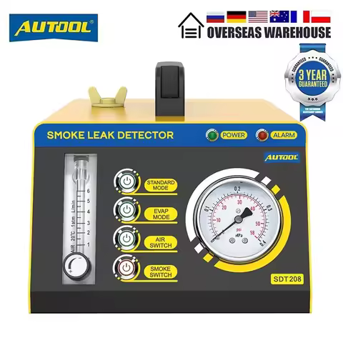 AUTOOL SDT208 Car Smoke Leak Detector EVAP Smoke Generator Tester Automotive Smoke Machine Leak Dete