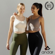 [ANDAR] Be Free All Day Crop Top(Chapter1) Women Clothes korea style Work out clothes Andar Yoga Spo
