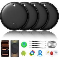 Air Tracker Smart Tags Android & iOS-4 Packs,Dual System Bluetooth Air Luggag Tracker Keys Finder/It