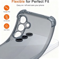 For Samsung Galaxy A15 4G 6.5 inch SM-A155F A155M A155P A155R Slim Translucent Soft Silicone Jelly C