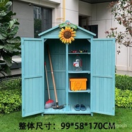 Outdoor Cabinet Waterproof Sunproof Outdoor Yard Storage Cabinet Garden Tool Cabinet Open-air Courty