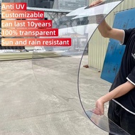 PC FLAT TRANSPARENT ROOF / ATAP CERAH LUTSINAR RATA 1mm POLYCARBONATE / GREENHOUSE / AWNING SHEET / 