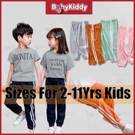 (2-11years) Jogger Pants Kids Cotton Long Sport Pants Seluar Sukan Seluar Panjang Tracksuit Seluar Budak
