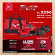 MILWAUKEE M18™ REDLITHIUM™ FORGE™ 6.0AH DUAL BATTERY PACK FB6