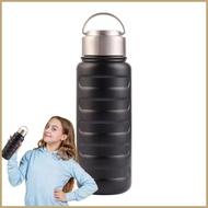 Water Bottle Insulated Leakproof Stainless Steel Drinking Cup Portable Cold Beverage Bottle 34 Oz fo