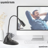 UUMIR Omnidirectional Microphone, 3.5mm Plug Adjustable Tube Wired Microphone, Plug and Play Directi