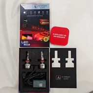 AI LED bulbs high-tech car headlight 2pcs custom color 170W 6-month warranty comfortable