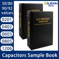 Kit Capacitors SMD Capacitor Sample Book 0201 0402 0603 0805 1206 Assortment Pack 80/90/92values DI