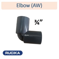 SIKU Elbow AW 3/4" RUCIKA Knee AW/ Bended L Pipe Fitting/ Connection Elbow Fitting/ Elbow