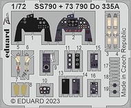 Eduard EDUSS790 1/72 Zoom Series Dornier Do335A Pupile Etched Parts (For Dragons) Plastic Model Part