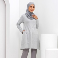 Aqeela Muslimah Zig Zag T-Shirt AQ993