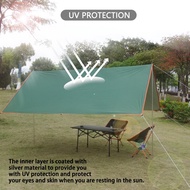 Flysheet camping waterproof Groundsheet Camping Tarp Shelter Alas Tent Floor Sheet Footprint Bumbung
