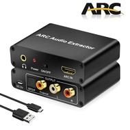 192KHz HDMI ARC Audio Adapter Extractor Digital to Analog Audio Converter DAC SPDIF Coaxial RCA 3.5m