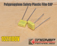 (10ตัว) [F-CAP] Polypropylene Safety Plastic Film CAPACITOR 105J 104J 103J 223J 333J 473J /100V