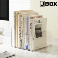 Clear Book Stand 2 Slot / Bookend (JBox)