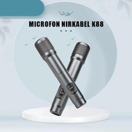 K88 Wireless Microphone Handheld Karaoke Microphone Wireless Dynamic Bluetooth Microphone Uhf Dual M