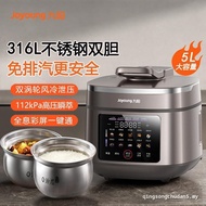 Joyoung Exhaust-Free Electric Pressure Cooker 0 Coating 316L Stainless Steel Double Ball Gallbladder