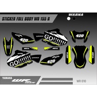 Decal Sticker Motor Cross WR155 Fullbody - Decal Sticker WR 155 Trail Design WR-010