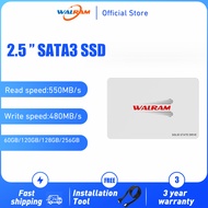 WALRAM ใหม่ SSD ฮาร์ดดิสก์ไดรฟ์ 60GB 120GB 128GB 240GB 256GB 480GB 500GB 512GB 1TB SATAIII ssd 1TB ดิสก์ไดรฟ์โซลิดสเทตสำหรับแล็ปท็อปเดสก์ท็อป 240GB 120GB ฟรีสาย SATA ของแท้ 100%