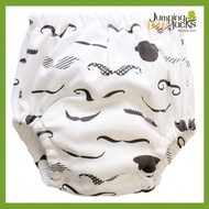 Earth Bebe Training Pants - Mustache