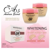 Andrea Secret AN023 Sheep Placenta Whitening Foundation Cream Available in Natural &amp; Ivory White78g✧