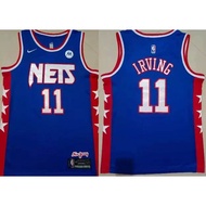 Jersey Brooklyn Nets IRVING Jerseys Nets No. 11 IRVING Embroidered Basketball Jersey Fan Sportswear 