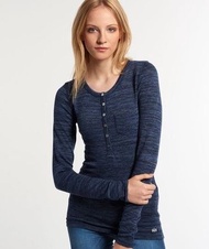 SUPERDRY, The Twist Yarn Grandad Top, Super Sewn
Twist Yarn, EUR Size S/ Japan Size M, Made in TURKE
