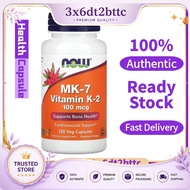 NOW Foods MK-7 Vitamin K-2 100mcg 120 Veg Capsules-TTC