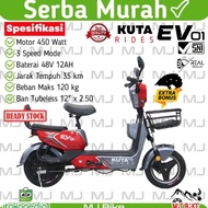 SUPER PROMO!!! Sepeda Listrik E-Bike KUTA EV01 450 Watt BONUS HELM