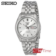 Seiko 5 Automatic นาฬิกาข้อมือผู้ชาย สายสแตนเลส รุ่น SNK355K1 (สีเงิน)