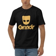 Grindr Logo Cotton T-Shirt New Hot Selling Men's Clothing Featured