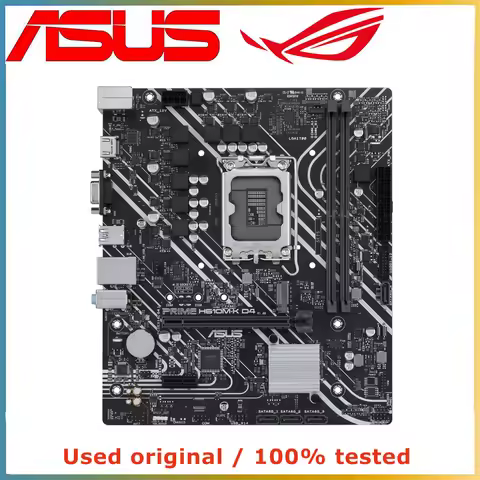 For ASUS PRIME H610M-K D4 DDR4 Motherboard H610 Intel LGA 1700