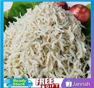 BT06 Jannah Ikan Bilis Susu Teri Nasi Mata Biru Halus Jepun Istimewa Anchovies 250g