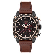 AVI-8 Hawker Hunter Atlas Dual Time Chronograph Watch - Jade Black