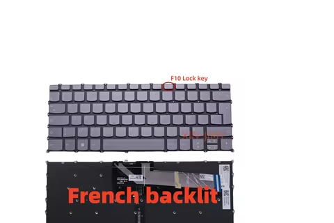 French Laptop Keyboard For Lenovo IdeaPad Air 14 2020 2021 2022 5-14IIL05 14ITL05 Flex 5-14ARE05 V14