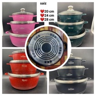 Set murah‼️‼️ set dessini cookware 3 beradik /set periuk