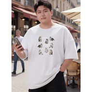 2Y753 [AIYOU] Lelaki Baju T Shirt Men Tshirt Crop Top Korean Style Murah Clothes 1XL-5XL Seluar Plus