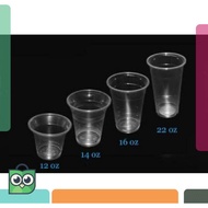 promo Cup Gelas / Gelas Plastik Merk Merak 10, 12, 14, 16, 18, 22 oz