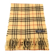 BURBERRY 羊絨Check Cashmere Scarf圍巾
