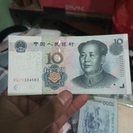 uang asing 10 yuan uang kuno china