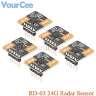 5pcs/1pc Rd-03 24G Sensor Modul Pengesanan Pergerakan Mikro Badan Manusia ISM Radio Band Papan Antar