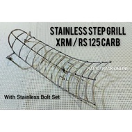 XRM/ RS 125 CARB STAINLESS STEP GRILL