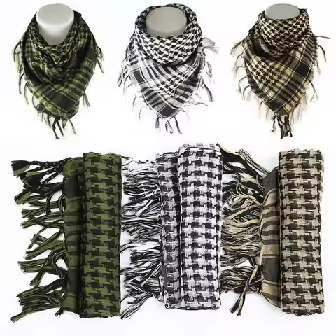 Military Scarf Lightweight ArabTactical Scarf Arab Scarf 95*95cm Palestine Keffiyeh For Palestine Mi