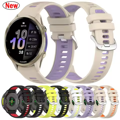 Official Sports Silicone Watch Band for Garmin Forerunner 970 965 955 Bracelet Bands Garmin Forerunn
