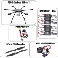 ZD680 Full Carbon Fiber Hexa-Rotor Foldable Arm Hexacopter Frame Kit 3508 700KV For Pixhawk 2.4.8 Ra
